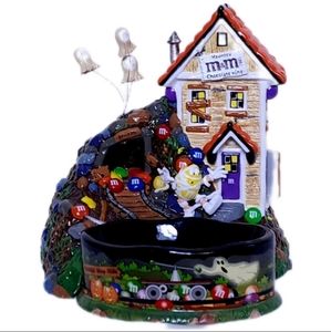 SALE! Halloween Department 56 M&M's Haunted Mine Lighted House & Candy Dish